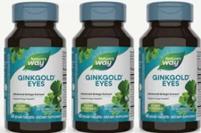 Nature's Way, Ginkgold Eyes, 60 Vegan Tablets *****3 PACK********