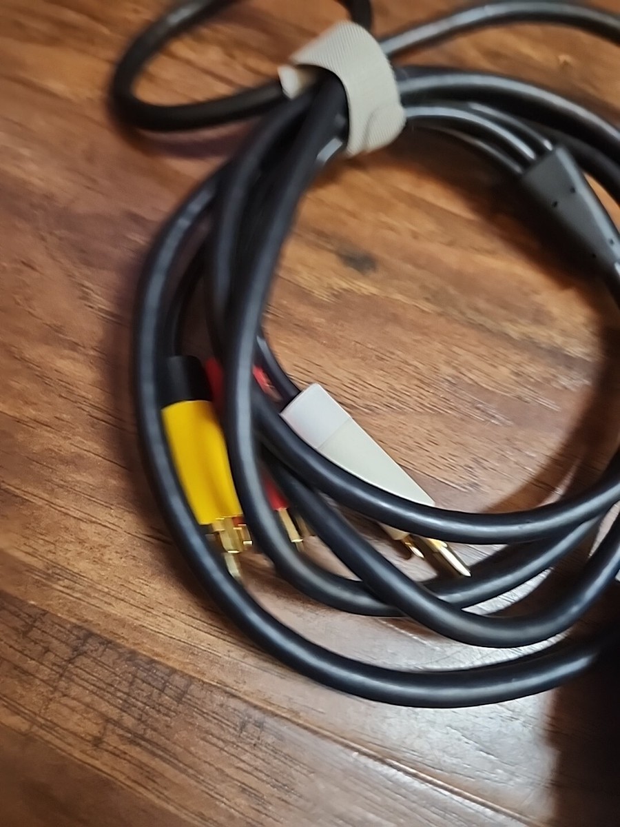 Genuine OEM Microsoft Xbox 360 S Slim Component Composite AV Cable