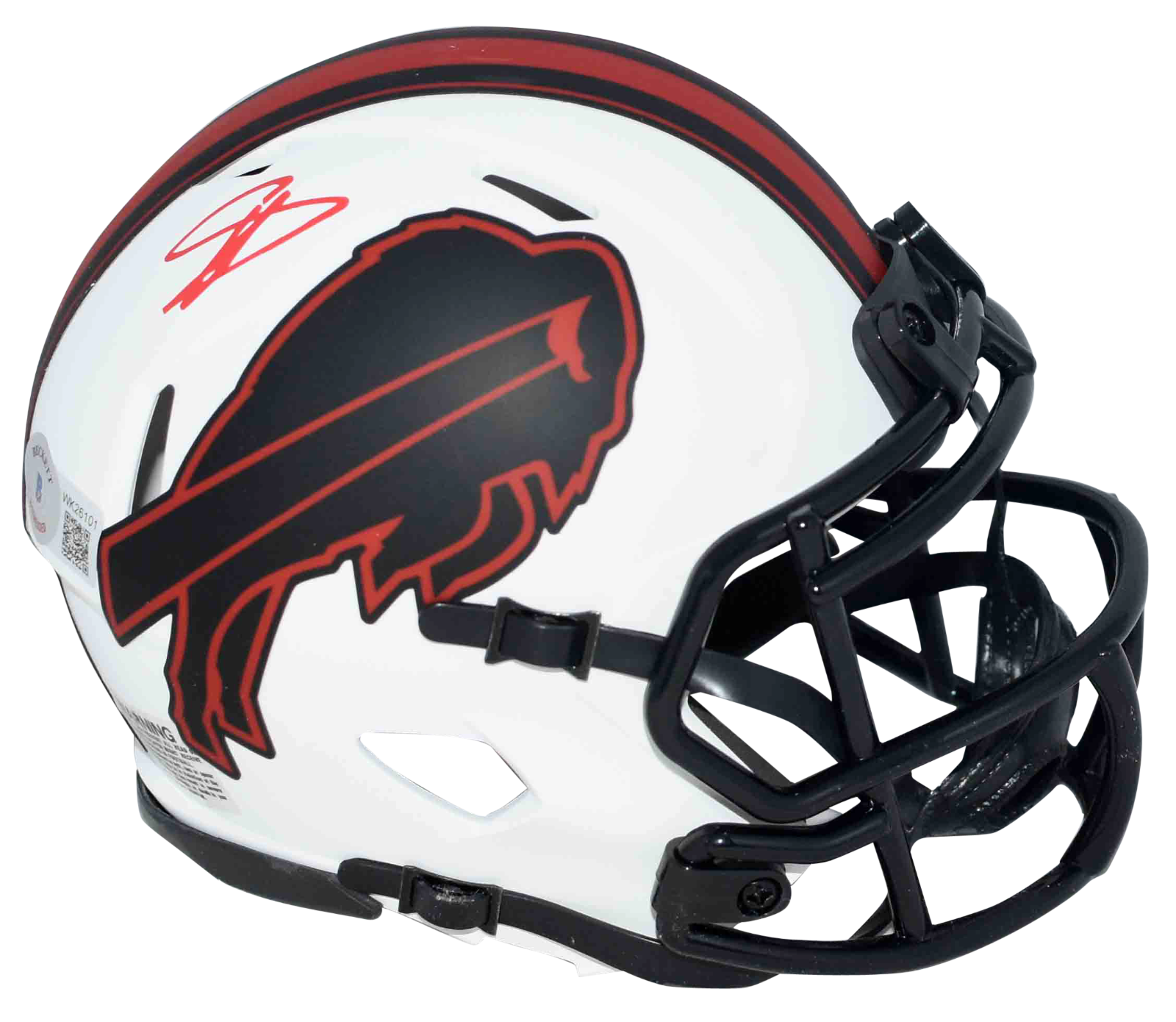 Stefon Diggs Autographed Signed Buffalo Bills LUNAR SPEED MINI HELMET BECKETT 