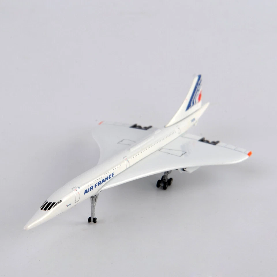 1/400 Avión Réplica Modelo Regalo Avión Juguete Concorde Air France 1976-2003 Diecas Foto 3 de 4