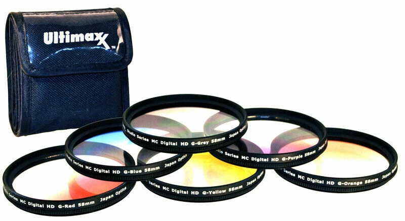62mm 6 Piece Professional Gradual Color Filter Kit 62mm by ULTIMAXX - Image 2 of 4