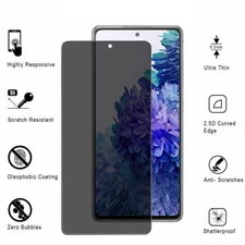 Privacy Anti-Spy Tempered Glass Screen Protector For Samsung Galaxy S21 FE 5G