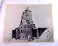 Vintage US Navy Photographers Graflex Camera 8x10 B W Custom Photograph