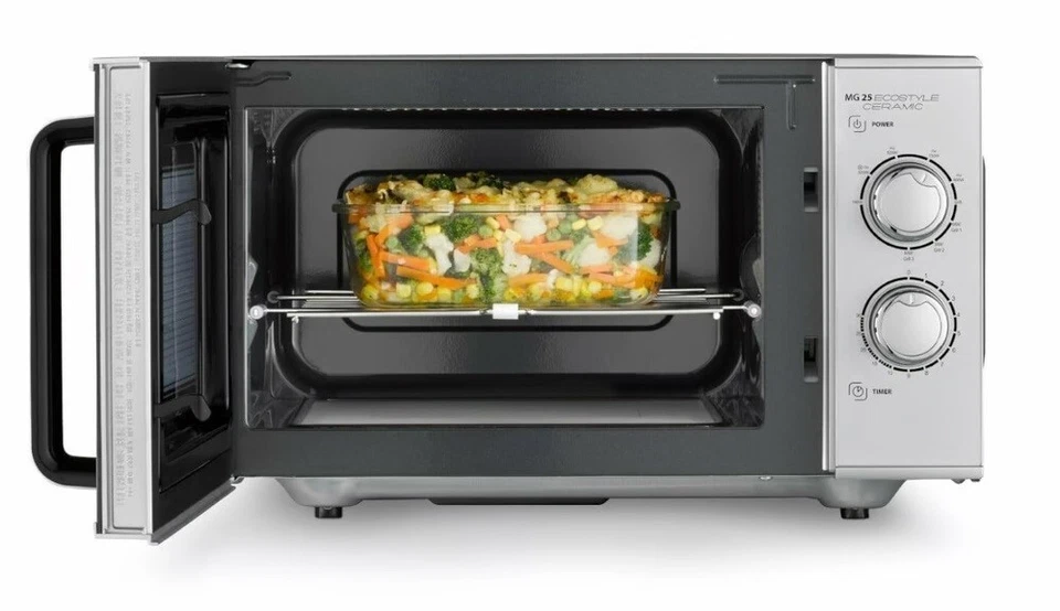 Caso MG 25 Ecostyle 900W 25L Kombi-Mikrowelle - Silber - Bild 4 von 4