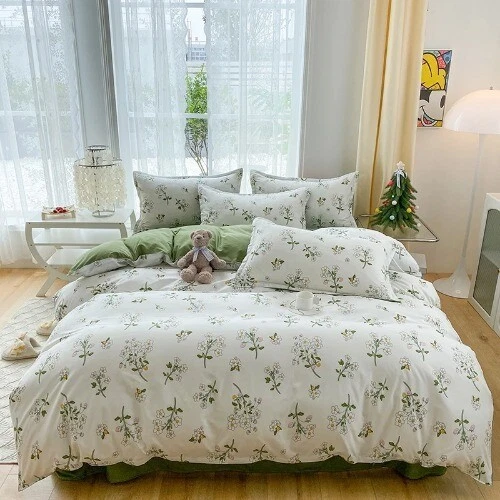 Juego de cama estampado de 3 piezas - suave, incluye 1 funda nórdica y 2 fundas de almohada Foto 3 de 4