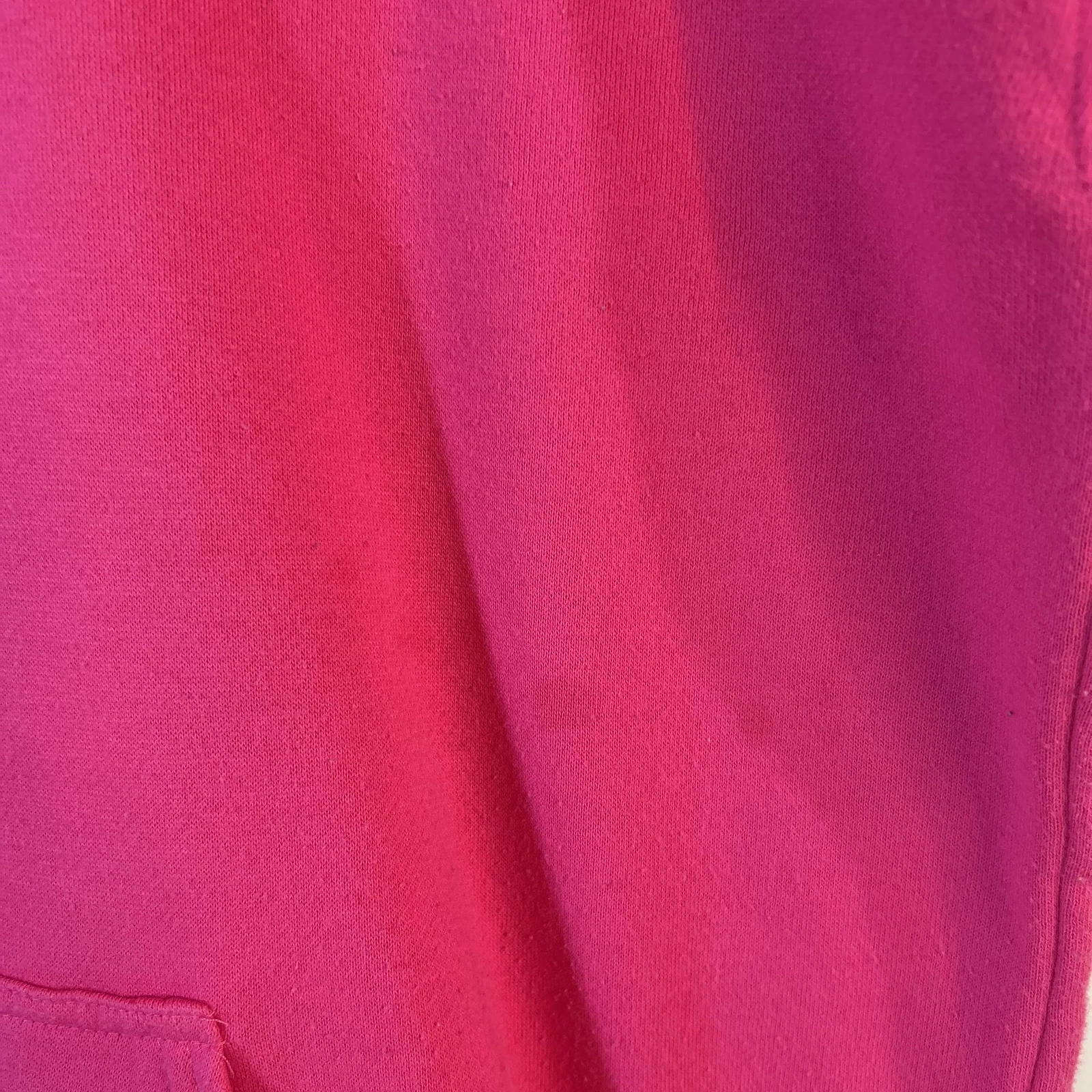 VETEMENTS California Est. Felpa con cappuccio rosa 1850. Taglia xl.Danneggiato: (MACCHIATO)?