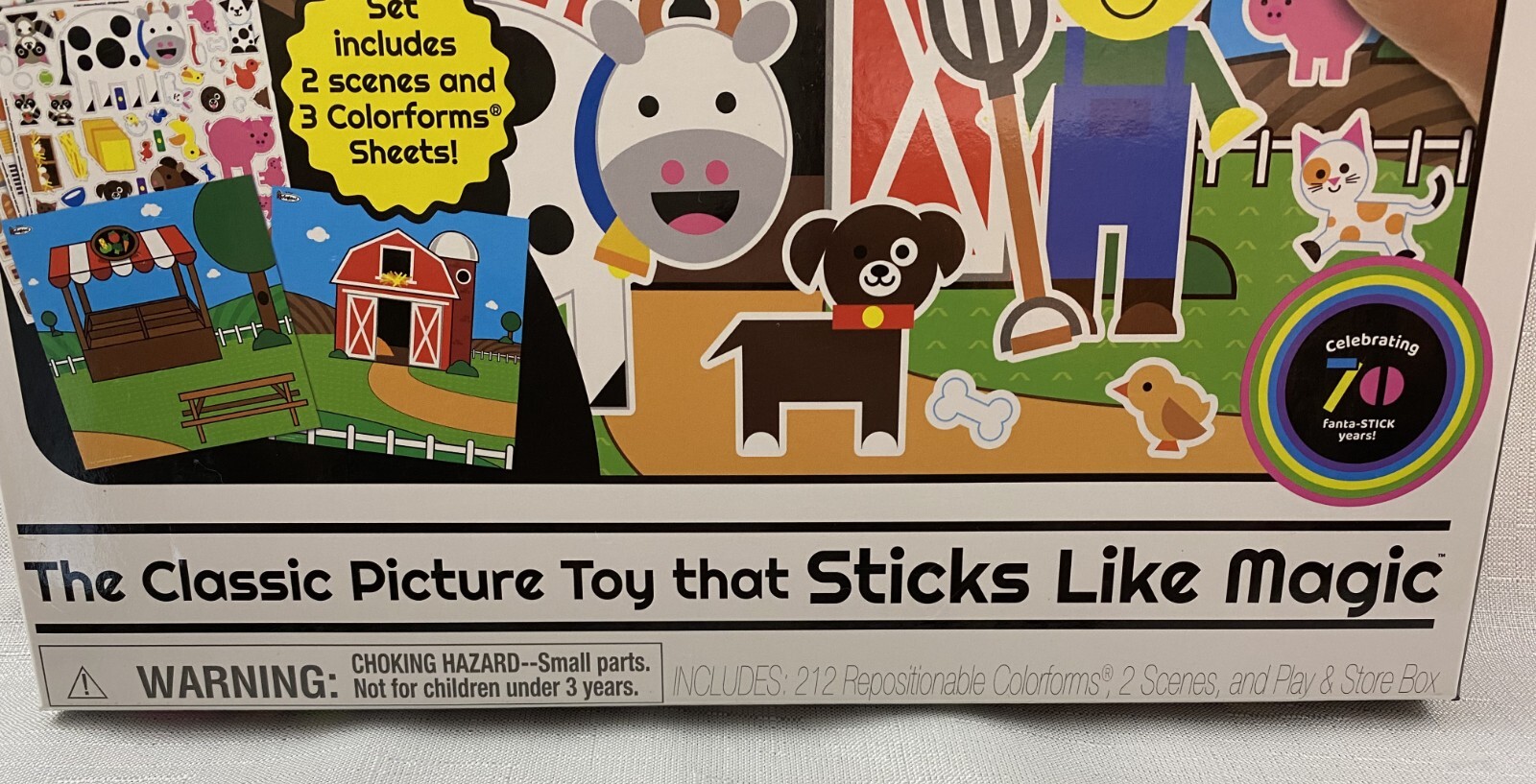 Colorforms Farm Picture Playset The Original Repositionable Reusable ...