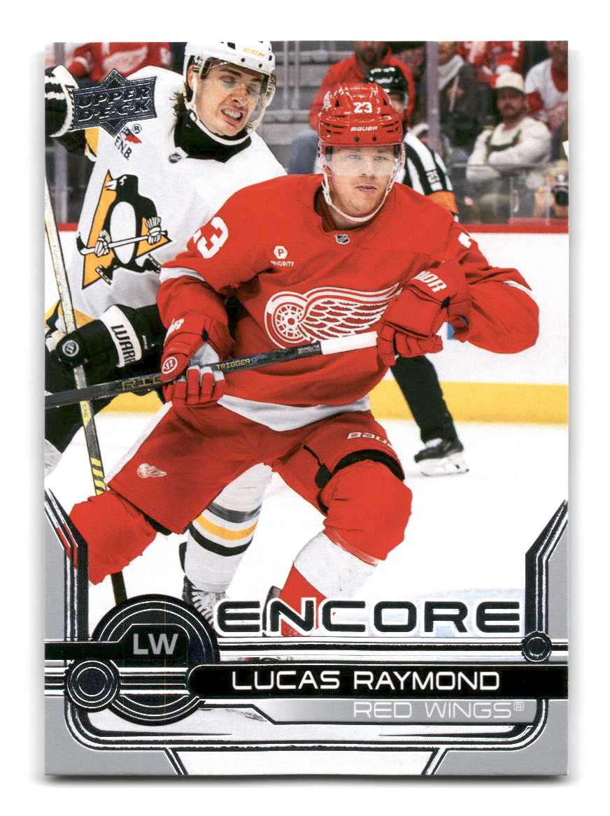 2024-25 Upper Deck Extended Lucas Raymond Encore Insert E-11 Hockey Card