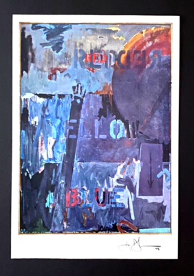JASPER JOHNS + SIGNED VINTAGE PRINT + NEW FRAME + BUY IT NOW! | eBay