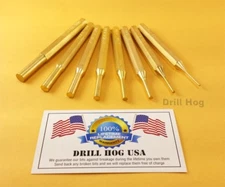 8 Pc Brass Punch Set Drift Pin Set Punch Roll Spring Gunsmith Gun Cleaning  