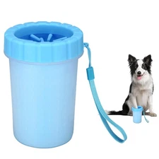 Pet Paw Cleaner Cup–Portable Dog Paw Washer with Soft Silicone Bristles–Easy