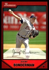 Jeremy Bonderman 2007 Bowman #34 Tigers MLB READ FREE SHIPPING AutographDen