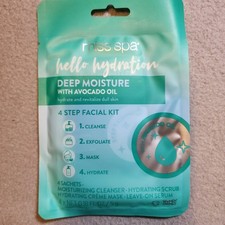 Miss Spa Hello Hydration Deep Moisture 4 Step Facial Kit Avocado Oil Travel Size
