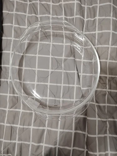 Vintage Glass PYREX #221 8-1/2 Inch Clear Deep Pie Cake Plate Pan Dish