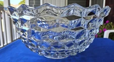 FOSTORIA AMERICAN CRYSTAL LARGE PUNCH BOWL (0NLY NO BASE)