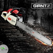 Giantz 88cc Commercial Petrol Chainsaw E-Start 24 Bar Pruning Chain Saw