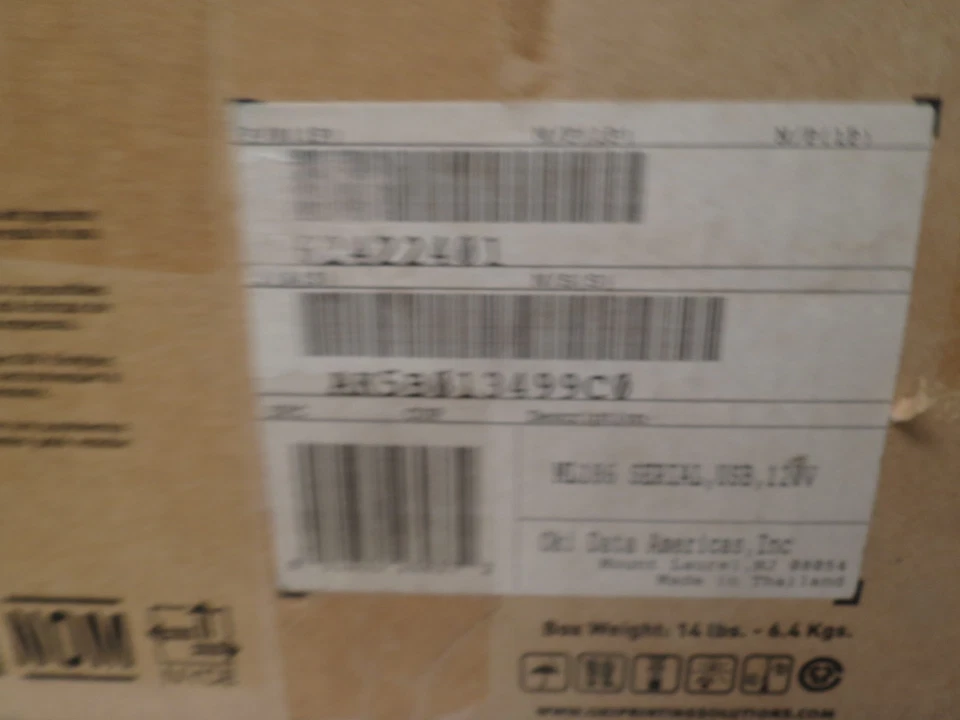 OKIDATA 62422401 OKI MICROLINE 186 Dot Matrix Printer WITH EUROPEAN POWER CORD - Image 4 of 4