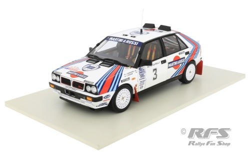 Lancia Delta Hf 4WD Olympus Rallye 1987 Kankkunen Martini 1:18 Kyosho 8960F-image