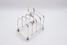 Antique Sterling Silver Toast Rack Hallmarked Birmingham 1911