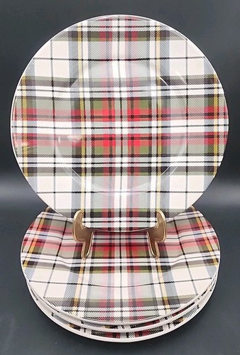 Pottery Barn Weihnachten Denver Karo Salatteller 8 3/4" 4er Set Top