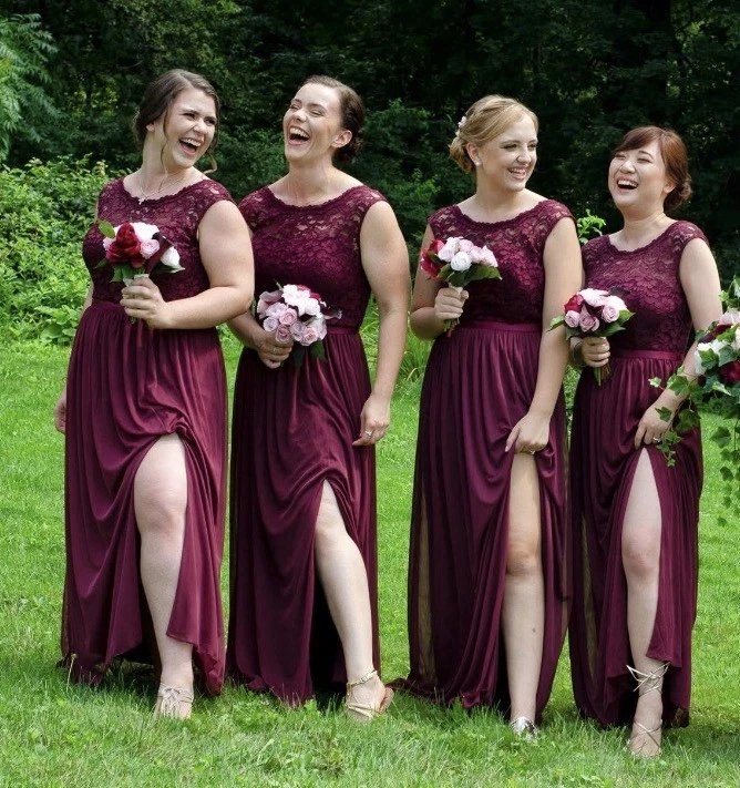princess polly baby blue dress Burgundy Infinity Dress Bridesmaid Multiway Convertible Dress Made in USA main image 1