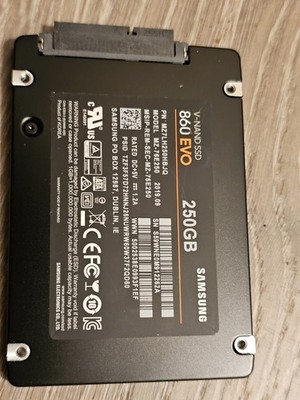 Samsung 860 EVO 250GB,2.5 inch (MZ-76E250) Solid State Drive