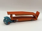 Matchbox Lesney Major Pack M8B Guy Warrior Car Transporter Turquoise/Orange