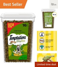 Cat Treats, Classic Crunchy and Soft Cat Treats, Catnip Fever Flavor, Catnip ...