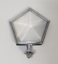 1980s Chrysler Crystal Pentastar Car Hood Ornament Emblem