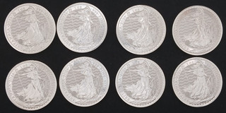 8 x 2026 Britannia 1 Oz 999 Fine Silver Bullion | CGT Exempt | Mint Condition
