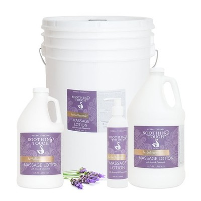 Soothing Touch Herbal Lavender Massage Lotion - Smooth Glide - Vitamin E,Arnica