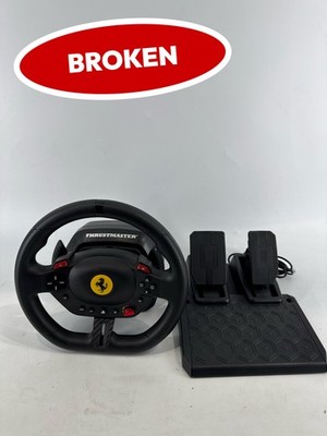 (BROKEN) Thrustmaster T98 Ferrari 296 GTB Racing Wheel Pedal Set Black PS5 (3)
