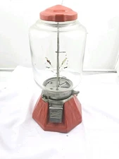 Northwestern Orange 1c Porcelain Peanut Dispenser 1930's