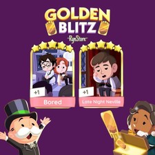 GOLDEN_BLITZ_BORED &amp; LATE NIGHT NEVILLE_GOLD_CARD_MONO_-POLY