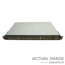 Cisco SG200-50P SLM2048T 50 Port Gigabit PoE Smart Switch