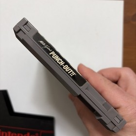 Mike Tyson&rsquo;s Punch-Out!! NES Authentic Loose Tested Working Dust Jacket