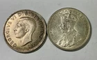 1936 & 1939 Canada Silver Dollar Pair pleasing coins George V and VI