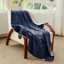 100 Waterproof Blanket for Sofa, Reversible Fleece Love Blanket, Spill-Proof...