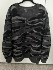 Barefoot Dreams CozyChic Seaside CrewNeck Pullover Sweater Black multi 1X