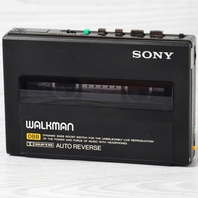 Sony Walkman WM-150 Cassette Player Black Portable Audio 1988