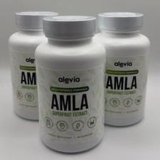 LOT OF 3 - Alevia AMLA Superfruit Extract 60 Capsules Each 06/2028 - New, Sealed
