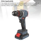 Cordless Drill 1500RPM 25 Torsion Settings Power Drill Driver(EU Plug) SLK