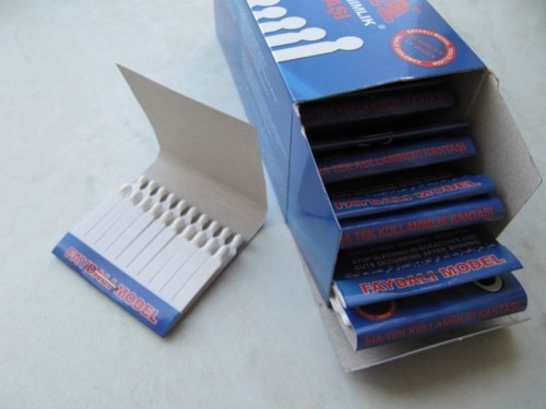 Iha Kantasi - single use alum sticks - single book of 20 Alum styptic matches