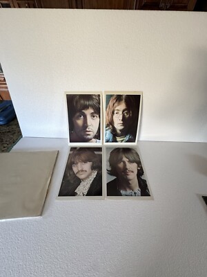 RARE Black VINYL THE BEATLES ‎White Album 2xLP Apple PCS 7067/8 w