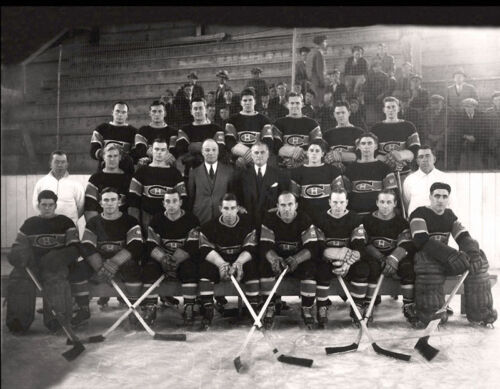 Photo de l'équipe de saison 8x10 des Canadiens de Montréal 1933-34 de la LNH - Photo 1 sur 1