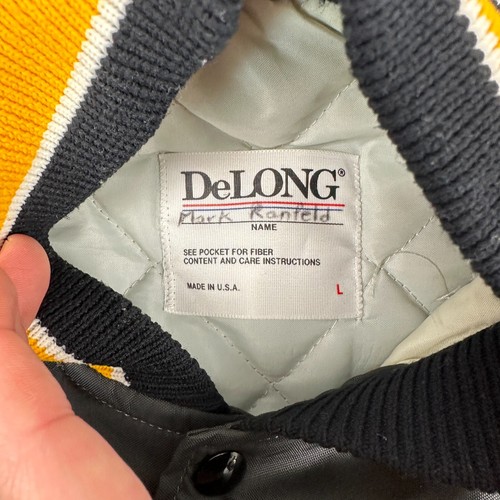 Chaqueta De Colección Iowa Hawkeyes Adulto Grande L Negra Amarilla Hecha en EE. UU. Bombardero Para Hombres - Imagen 5 de 14