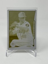 2014 Topps Baseball Scott Feldman Yellow Printing Plate For Card #467  #1/1