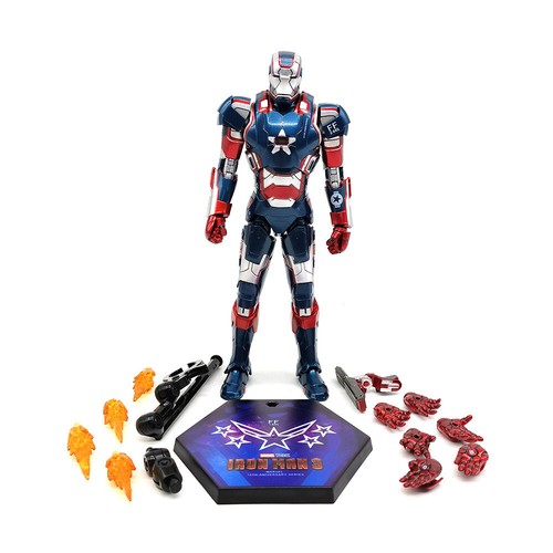 ZD Toys Marvel War Machine Iron Patriot Iron Man 3 Series Action Figure Model - Bild 2 von 13