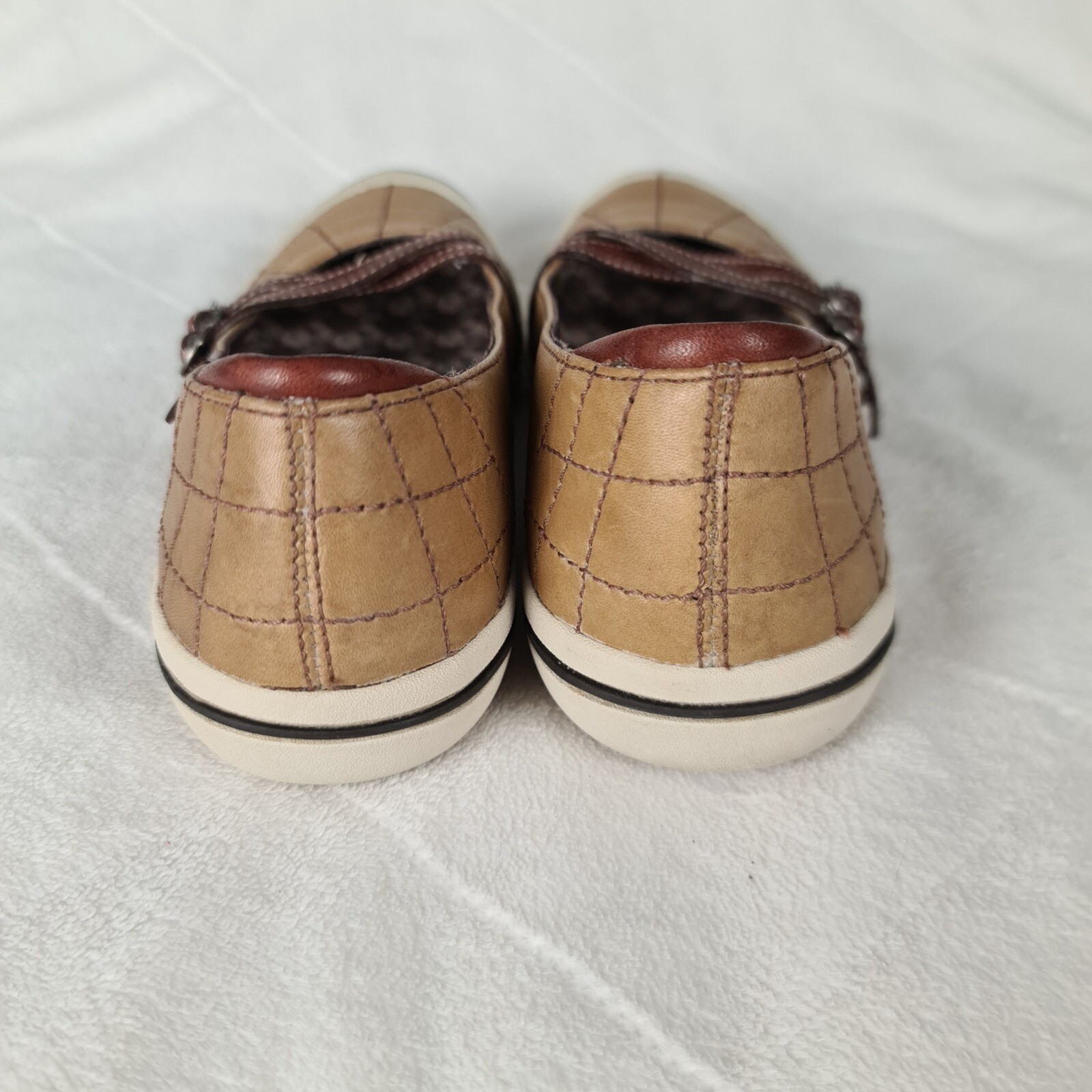 Scarpe Merrell donna Zodiac pelle marrone Mary Jane 8 5 casual comode trapuntate