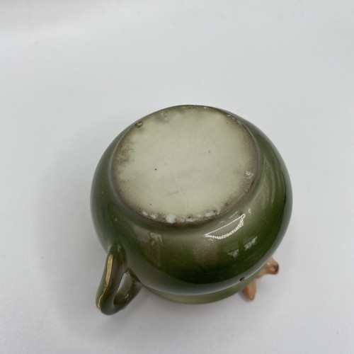 Antique Porcelain Piggy In A Cup - Picture 7 of 10